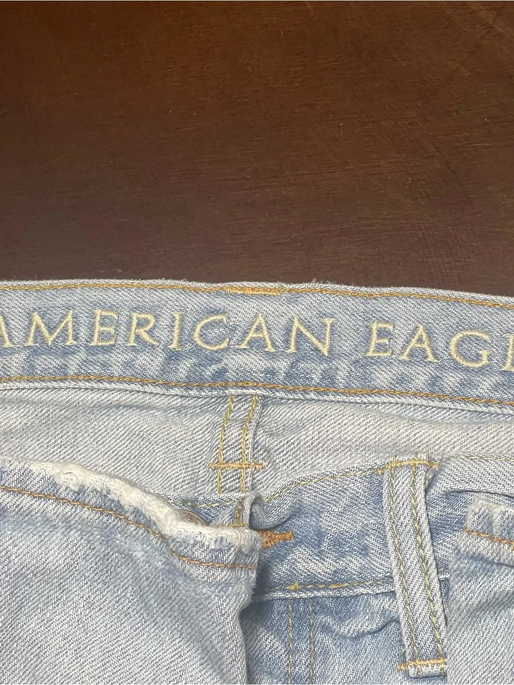 American Eagle Low Rise Bootcut Jeans Men’s 30x30 Light Wash Denim Pants